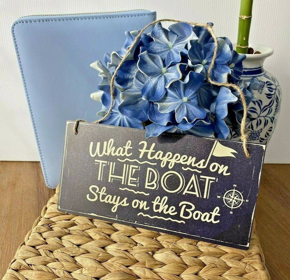 Small Wooden Boating Decor Sign
